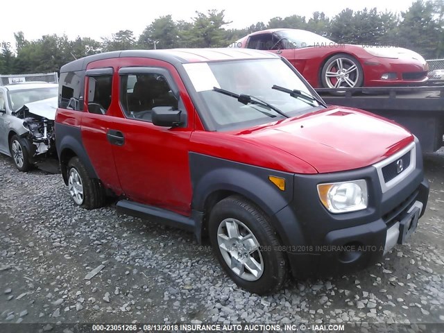 5J6YH28306L017887 - 2006 HONDA ELEMENT LX RED photo 1