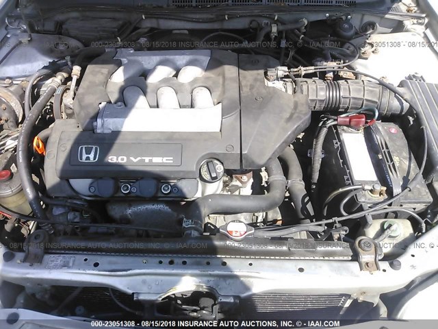 1HGCG16512A051197 - 2002 HONDA ACCORD EX SILVER photo 10