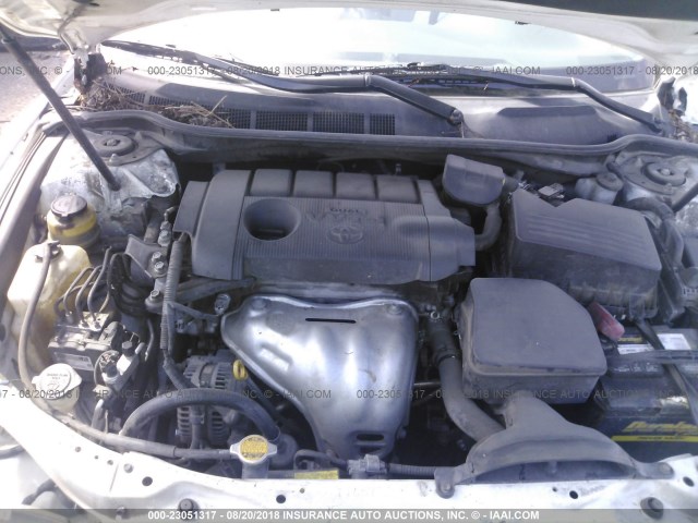 4T4BF3EK8AR073602 - 2010 TOYOTA CAMRY SE/LE/XLE თეთრი ფოტო 10