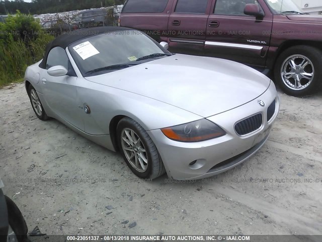 4USBT33423LS45203 - 2003 BMW Z4 2.5 SILVER photo 1