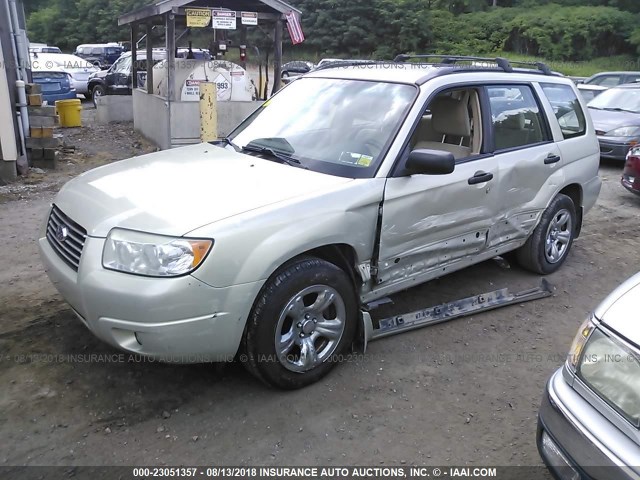 JF1SG63677H740797 - 2007 SUBARU FORESTER 2.5X/SPORTS 2.5X TAN photo 2