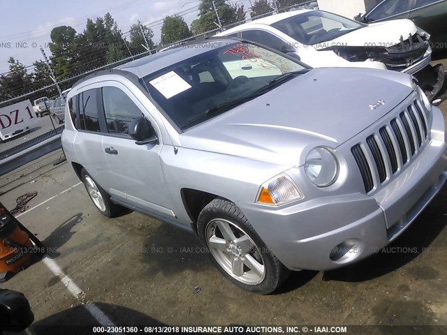 1J8FT57W57D197669 - 2007 JEEP COMPASS LIMITED SILVER photo 1