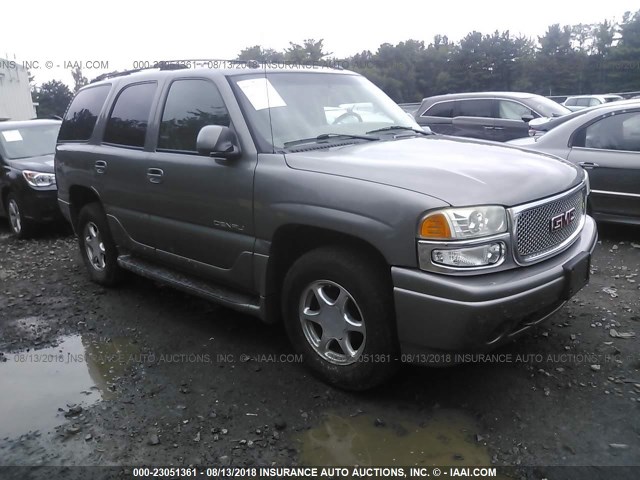 1GKEK63U05J127516 - 2005 GMC YUKON DENALI GRAY photo 1