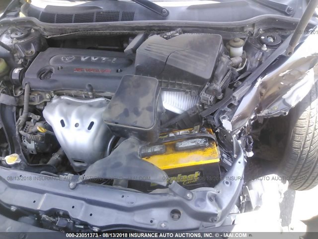 4T1BE46K29U309738 - 2009 TOYOTA CAMRY SE/LE/XLE ფერფლისფერი ფოტო 10