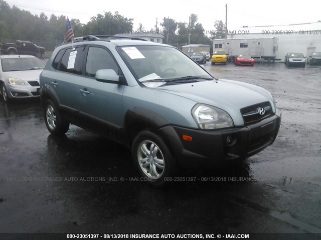 KM8JN72D16U462661 - 2006 HYUNDAI TUCSON GLS/LIMITED TEAL photo 1