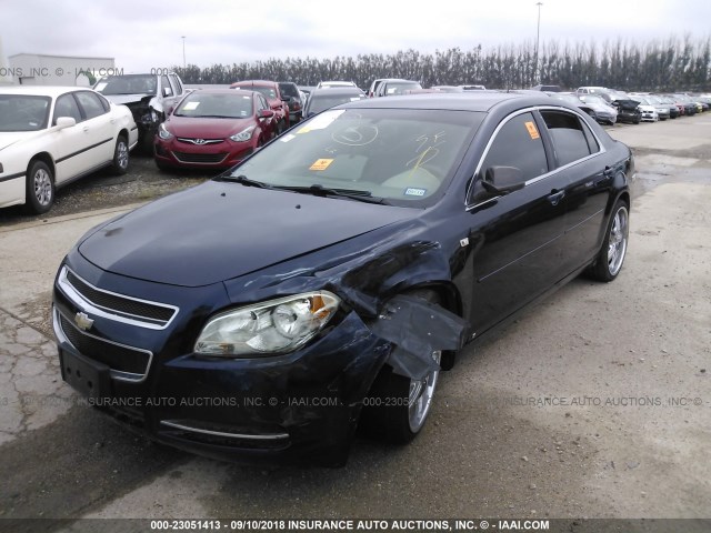 1G1ZG57B784299877 - 2008 CHEVROLET MALIBU LS 蓝色 照片 2