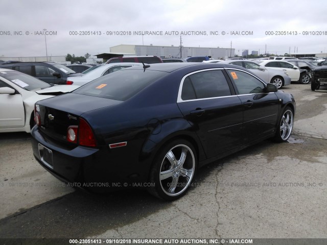1G1ZG57B784299877 - 2008 CHEVROLET MALIBU LS 蓝色 照片 4