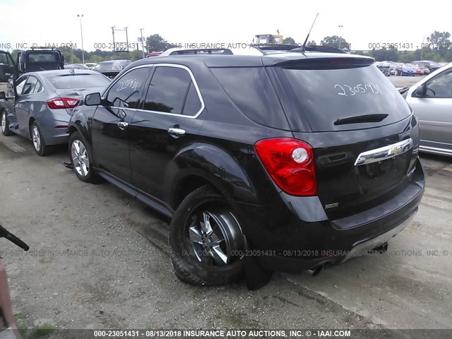 2GNFLFE57C6268829 - 2012 CHEVROLET EQUINOX LTZ BLACK photo 3