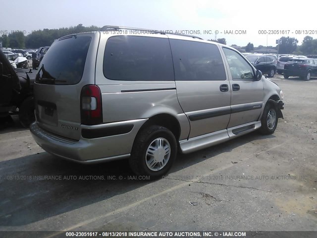 1GNDX03E12D231223 - 2002 CHEVROLET VENTURE GOLD photo 4