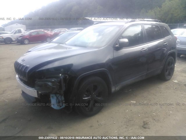 1C4PJLCB5GW107448 - 2016 JEEP CHEROKEE LATITUDE GRAY photo 2