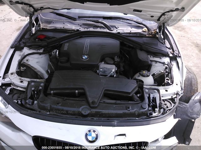 WBA8E5G58GNT94215 - 2016 BMW 320 XI WHITE photo 10