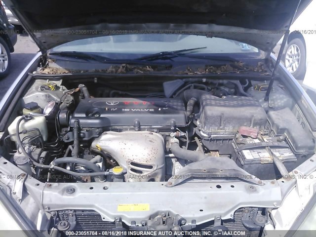 4T1BE30KX2U525314 - 2002 TOYOTA CAMRY LE/XLE/SE Күміс фото 10