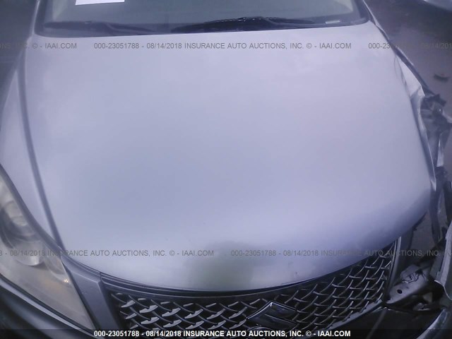 JS2RF9A60C6100491 - 2012 SUZUKI KIZASHI SPORT GTS SILVER photo 10