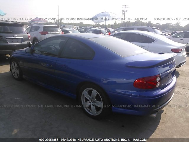 6G2VX12U65L464088 - 2005 PONTIAC GTO BLUE photo 3