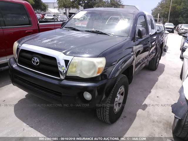3TMJU62N16M013852 - 2006 TOYOTA TACOMA DOUBLE CAB PRERUNNER BLACK photo 2