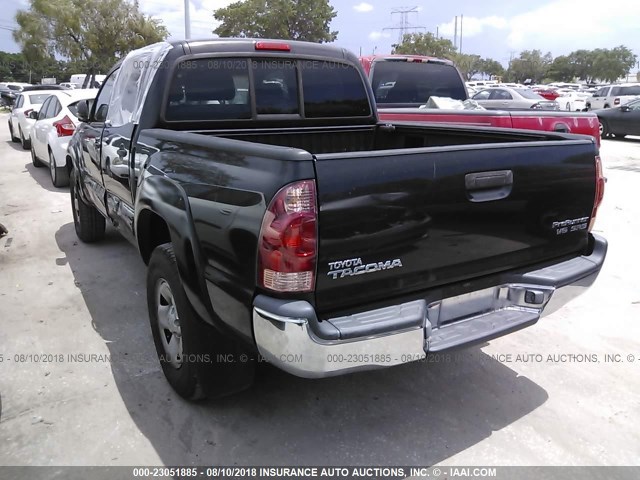 3TMJU62N16M013852 - 2006 TOYOTA TACOMA DOUBLE CAB PRERUNNER BLACK photo 3