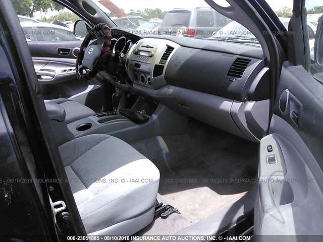 3TMJU62N16M013852 - 2006 TOYOTA TACOMA DOUBLE CAB PRERUNNER BLACK photo 5