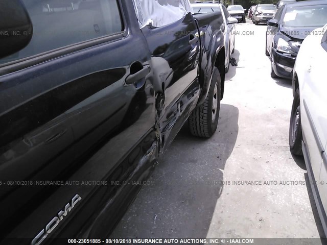 3TMJU62N16M013852 - 2006 TOYOTA TACOMA DOUBLE CAB PRERUNNER BLACK photo 6