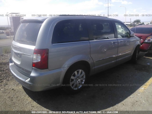 2C4RC1BG8ER358927 - 2014 CHRYSLER TOWN & COUNTRY TOURING SILVER photo 4