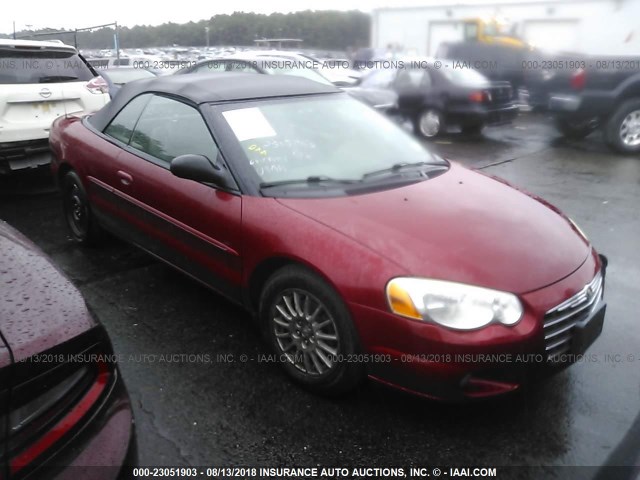 1C3EL55R06N211992 - 2006 CHRYSLER SEBRING TOURING RED photo 1