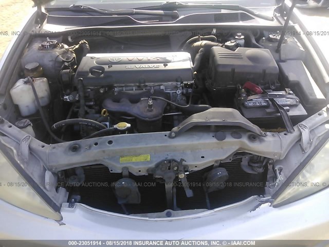 4T1BE32K33U694444 - 2003 TOYOTA CAMRY LE/XLE/SE 银色 照片 10
