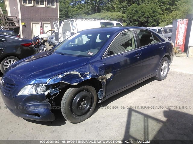 JTNBE46K473123363 - 2007 TOYOTA CAMRY NEW GENERAT CE/LE/XLE/SE BLUE photo 2