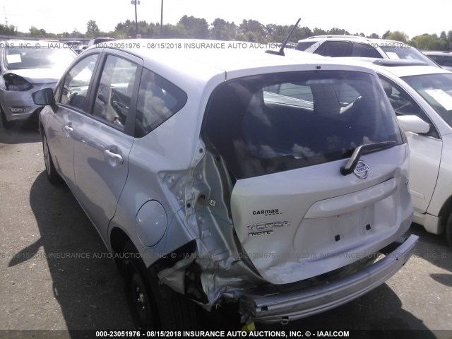 3N1CE2CP5HL358697 - 2017 NISSAN VERSA NOTE S/S PLUS/SV/SL/SR SILVER photo 3