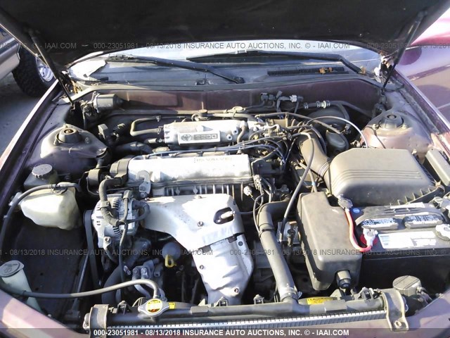 JT2BG12K3T0401614 - 1996 TOYOTA CAMRY DX/LE/XLE PURPLE photo 10