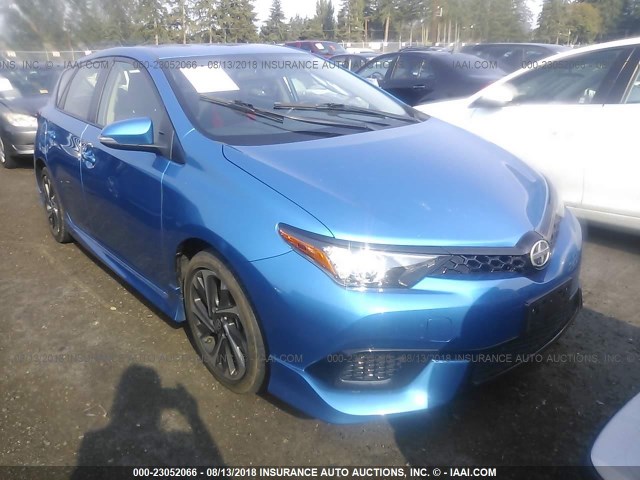 JTNKARJE0GJ516167 - 2016 TOYOTA SCION IM BLUE photo 1