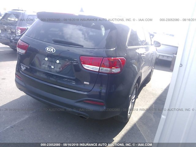 5XYPGDA34JG339124 - 2018 KIA SORENTO LX/L BLACK photo 4