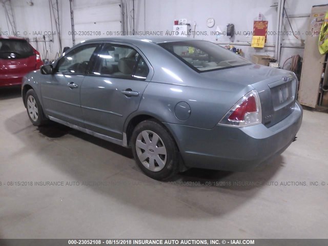 3FAFP06Z96R107428 - 2006 FORD FUSION S GREEN photo 3