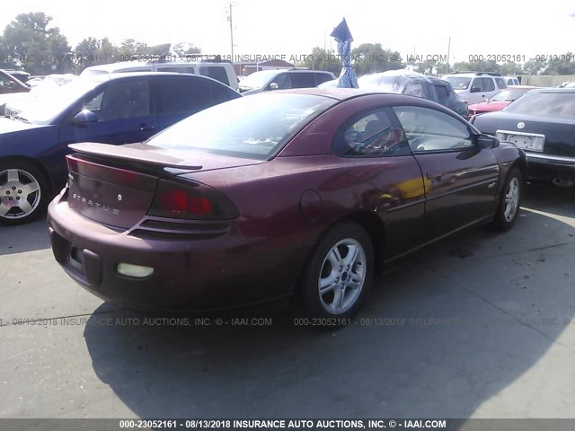 4B3AG52H42E131910 - 2002 DODGE STRATUS R/T RED photo 4