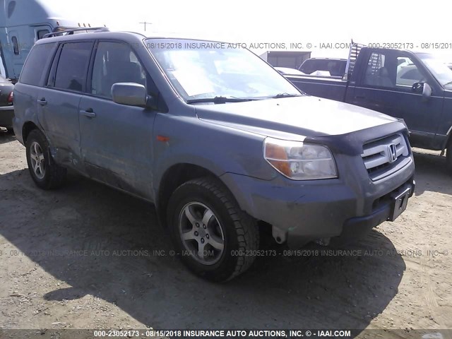 5FNYF18508B034721 - 2008 HONDA PILOT GRAY photo 1