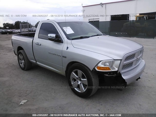 3C6JD6AT9CG136428 - 2012 DODGE RAM 1500 ST SILVER photo 1