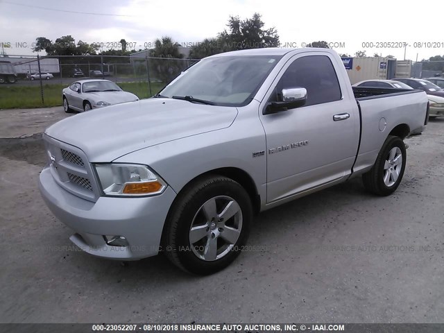 3C6JD6AT9CG136428 - 2012 DODGE RAM 1500 ST SILVER photo 2