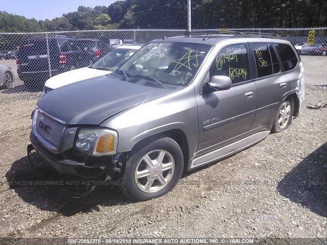 1GKET63M852346845 - 2005 GMC ENVOY DENALI GRAY photo 2