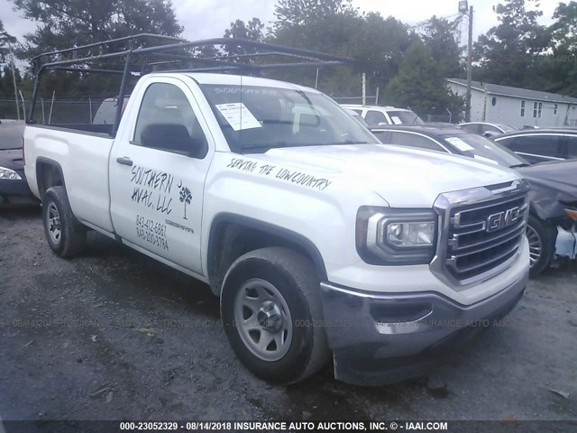 1GTN1LEC0GZ900703 - 2016 GMC SIERRA C1500 WHITE photo 1