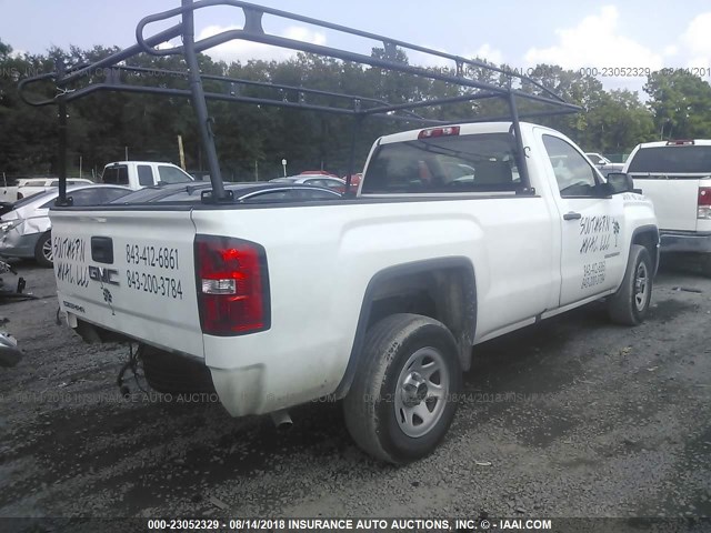 1GTN1LEC0GZ900703 - 2016 GMC SIERRA C1500 WHITE photo 4