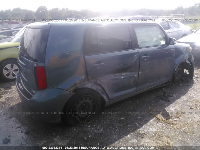 JTLKE50EX81054502 - 2008 TOYOTA SCION XB ღია ლურჯი ფოტო 4