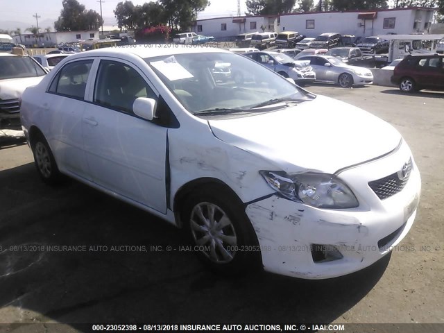 1NXBU4EE5AZ275877 - 2010 TOYOTA COROLLA S/LE/XLE WHITE photo 1