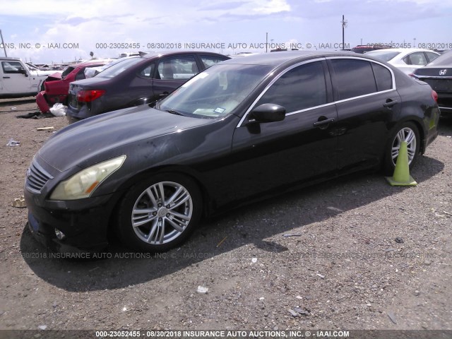 JN1CV6AP8AM400270 - 2010 INFINITI G37 SPORT BLACK photo 2