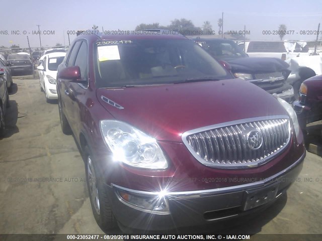 5GAKRCED9BJ312604 - 2011 BUICK ENCLAVE CXL RED photo 1