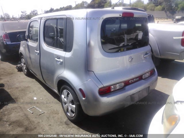 JN8AZ2KR1AT162645 - 2010 NISSAN CUBE S/SL/KROM SILVER photo 3