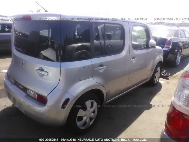 JN8AZ2KR1AT162645 - 2010 NISSAN CUBE S/SL/KROM SILVER photo 4