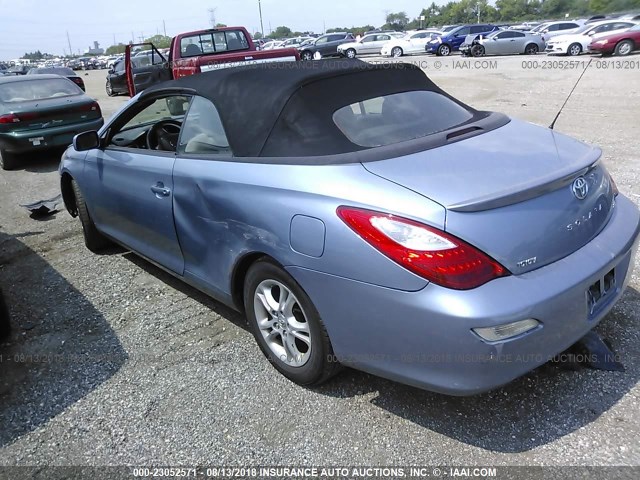 4T1FA38P37U126734 - 2007 TOYOTA CAMRY SOLARA SE/SLE Mavi foto 3