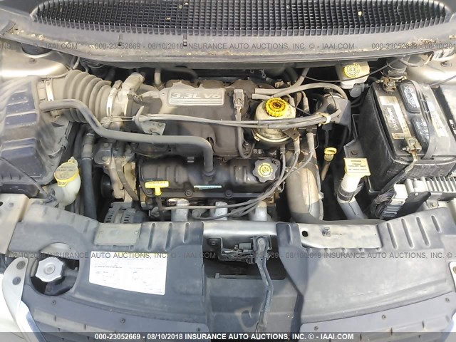 2C4GP24R43R299453 - 2003 CHRYSLER TOWN & COUNTRY  GOLD photo 10