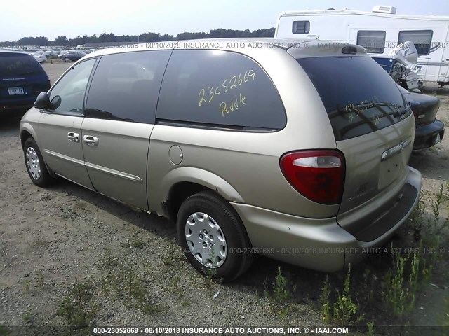 2C4GP24R43R299453 - 2003 CHRYSLER TOWN & COUNTRY  GOLD photo 3