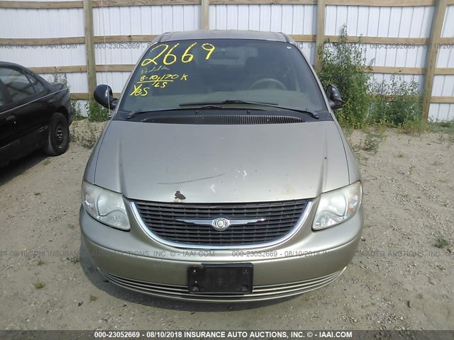 2C4GP24R43R299453 - 2003 CHRYSLER TOWN & COUNTRY  GOLD photo 6