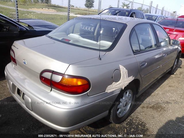 1G1NE52MXW6248890 - 1998 CHEVROLET MALIBU LS 米色 照片 4