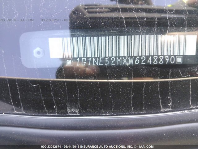 1G1NE52MXW6248890 - 1998 CHEVROLET MALIBU LS 米色 照片 9